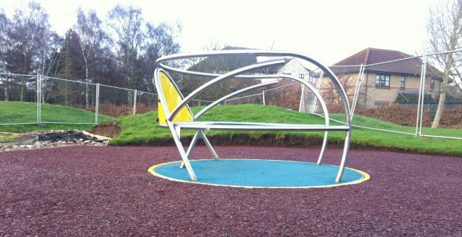 Playground Rubber Mulch in Langley
