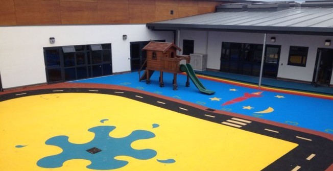 Playground Flooring Specialists in Upton