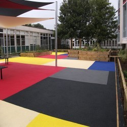 Rubber EPDM Flooring in Blackburn 12