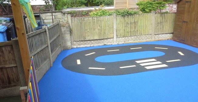 Children's Playground Surface in Bridgend