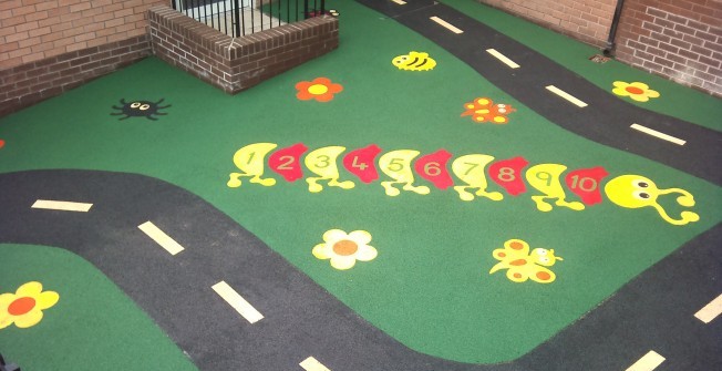 Playground Safety Surfacing in Backwell Green