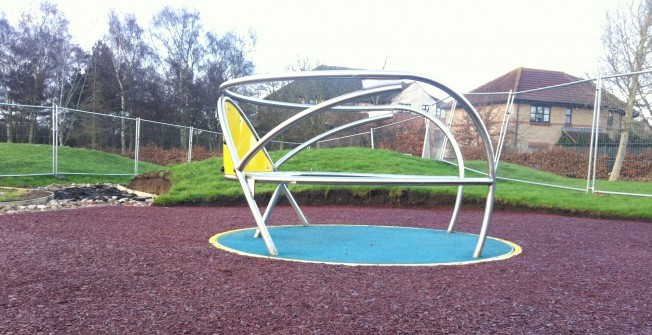 Playground Rubber Mulch in Sutton