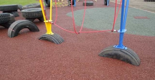 Shredded Play Surfacing in Woodside