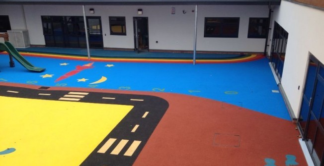 Playground Rubber Flooring in Newtown